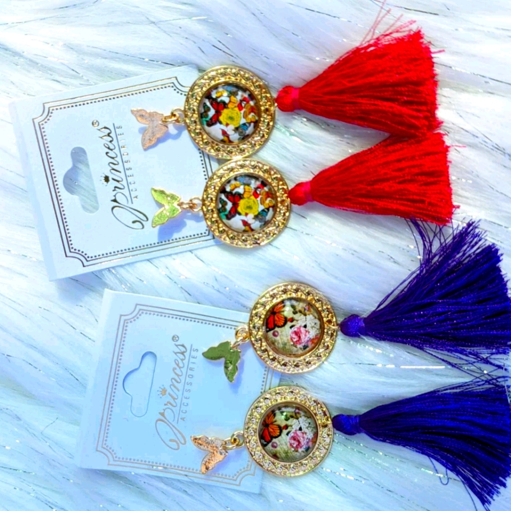 2 Tassel earrings